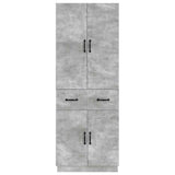 Cabinet Set 2 pcs Concrete Grey Engineered Wood 3416829