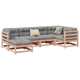 6 Piece Garden Sofa Set Solid Wood Douglas Fir 3299521