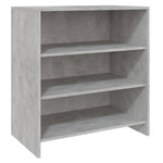 2 Piece Sideboard Concrete Grey Engineered Wood 3098084