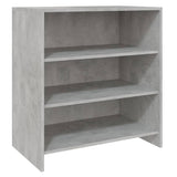3 Piece Sideboard Concrete Grey Engineered Wood 3098076