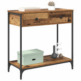 Console Table Old Wood 75 x 34.5 x 75 cm Engineered Wood 882248