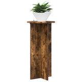Plant Stand 2 pcs Smoked Oak 40 x 40 x 80 cm Engineered Wood 899704