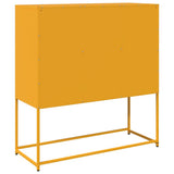 Sideboard Mustard Yellow 100.5x39x107 cm Cold-rolled Steel 853425