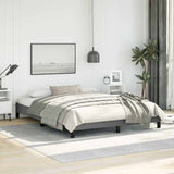Bed Frame without Mattress Dark Grey 152x203 cm Queen Fabric 346762