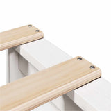 Bookcase Bed without Mattress White 90x190cm Solid Wood Pine 3324521
