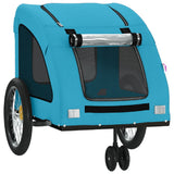 Pet Bike Trailer Blue Oxford Fabric and Iron 93974