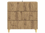 Drawer Cabinet Artisan Oak 66 x 34.5 x 90 cm Engineered Wood 895074