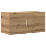 Wall Cabinet Artisan Oak 80x39x40 cm Engineered Wood 856029