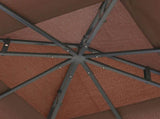 3 x 3 Patio Gazebo Canopy Garden Pavilion Tent Shelter with 2 Tier Roof and Mosquito Netting, T3398P310364