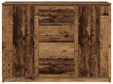 Sideboard with Drawers Old Wood 100.5x35x98.5 cm Engineered Wood 3328460