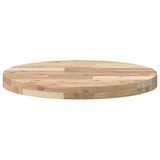 Table Top Round 50x4 cm Solid Wood Acacia 4008689