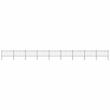 Garden Fence with Spear Top Steel 1603.5x100 cm Black 277619