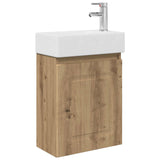 Bathroom Vanity Unit with Tap Artisan Oak 45.5 x 22.5 x 84 cm 889480