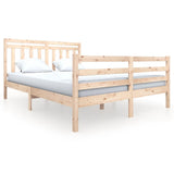 3100664 Bed Frame without Mattress Solid Wood 160x200 cm