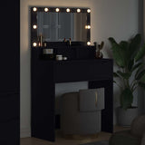 Bedroom Dressing Tables with Drawer Black 80 x 39.6 x 135 cm 888968