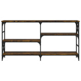 Console Table Smoked Oak 150x29x76.5 cm Engineered Wood 835471