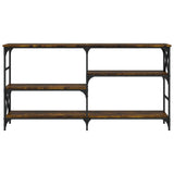Console Table Smoked Oak 150x29x76.5 cm Engineered Wood 835471