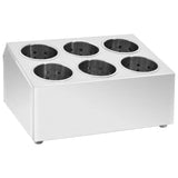 Cutlery Holder 6 Grids Square Stainless Steel 51230