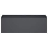 Garden Planter 2 pcs Anthracite 60 x 20 x 20 cm 8005153