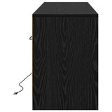 TV Units Black 139.5 x 34 x 50 cm Engineered wood 869241