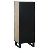Media Storage Cabinets & Racks White and Black 40 x 33 x 110 cm 4018001
