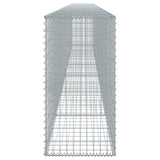 Gabion Basket with Cover 700x50x100 cm Galvanised Iron 3295148