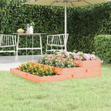 Planter 107x107x27 cm Solid Wood Douglas 823918
