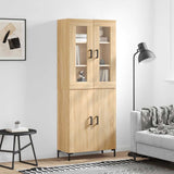 Highboard Sonoma Oak 69.5x34x180 cm Engineered Wood 3198212