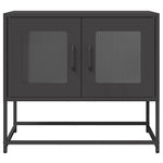 ZNTS TV Cabinet Black 68x39x60.5 cm Cold-rolled Steel 853332