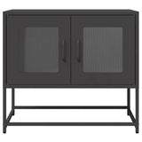 ZNTS TV Cabinet Black 68x39x60.5 cm Cold-rolled Steel 853332