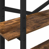 Bookshelf Smoked Oak 100 x 33.5 x 178 cm Engineered Wood 883936