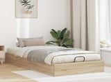 Ottoman Bed Frame Sonoma Oak 203 x 80.5 x 25 cm Engineered Wood 3409263