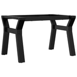 ZNTS Coffee Table Legs Y-Frame 60x40x38 cm Steel 357920