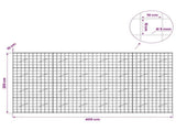 Gabion with 5 mm Wire and 10x10 cm Mesh 400x10x200 cm 3464978