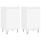 Sideboards 2 pcs White 40x35x70 cm Engineered Wood 831053