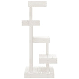 Cat Tree White 45.5x49x103 cm Solid Wood Pine 824649