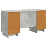 Desk Concrete Grey Engineered Wood 142.5 x 50 x 75 cm 3414570