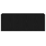 TV Cabinet Set 3 pcs Black Oak Engineered Wood 3333053