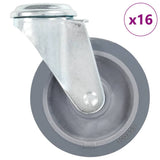 16 pcs Bolt Hole Swivel Casters 100 mm 277863