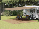 Tent Carpet 400x400 cm Taupe 310751