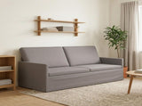 3 Seater Sofa Taupe 190 x 81 x 82 cm Fabric 42041112