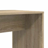Desk with Shelf Sonoma Oak 138.5 x 55 x 143 cm Engineered Wood 3337251