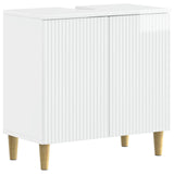 Bathroom Sink Cabinet ARNHEM High Gloss White 896569