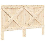 Headboard 160x104 cm Solid Wood Pine 358407
