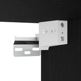 Highboard Black Oak 69.5 x 34 x 180 cm Engineered Wood 3403588