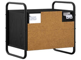 Hanging Bedside Cabinet 2 pcs Black Oak 40 x 30 x 50 cm 8013555