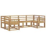 Outdoor Sofa Set 6 pcs White Solid Acacia Wood 3388113