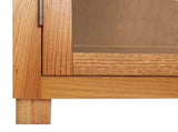Cabinet with Shelf Brown 80 x 35 x 95 cm Solid Oak Wood 4106556