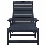 Sun Lounger 2 pcs Navy 195.5 x 53 x 98.5 cm Polyethylene 3335851