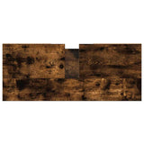 Bathroom Cabinet Smoked Oak 80x33x60 cm Engineered Wood 831665